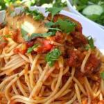 Italian Marius Spaghetti with Meat Sauce Recipe Dinner