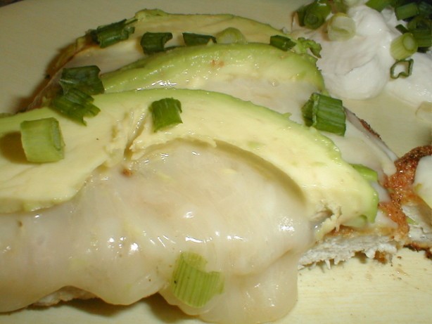 American Breaded Chicken With Avocado Dinner