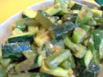 Indian Courgette and Green Pepper sabzi tori Aur Hari Mirch Ki Sabzi Appetizer