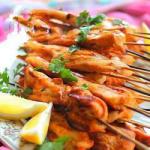 Indonesian Chicken Satay on the Grid Appetizer