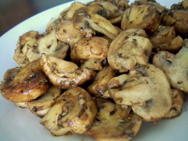 Italian Quick Sauteed Mushrooms Appetizer