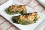 American Poblanos Stuffed With Cheddar and Chicken BBQ Grill