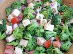 American Broccoli Salad With Gouda Appetizer