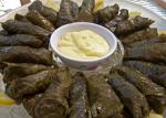 American Stuffed Grape Leaves with Meat Appetizer