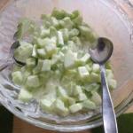 British Cucumber Salad with Yoghurt Marinade Dessert