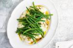 British Cauliflower Puree With Green Beans And Lemon Thyme Butter Recipe Dinner