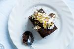 British Chocolate Delice With Caramel Popcorn Recipe Dessert