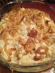 American Creamy Garlic Mashed Potato Casserole Dinner