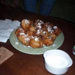 British Drentse Oliebollen with and Without Grapes Soup