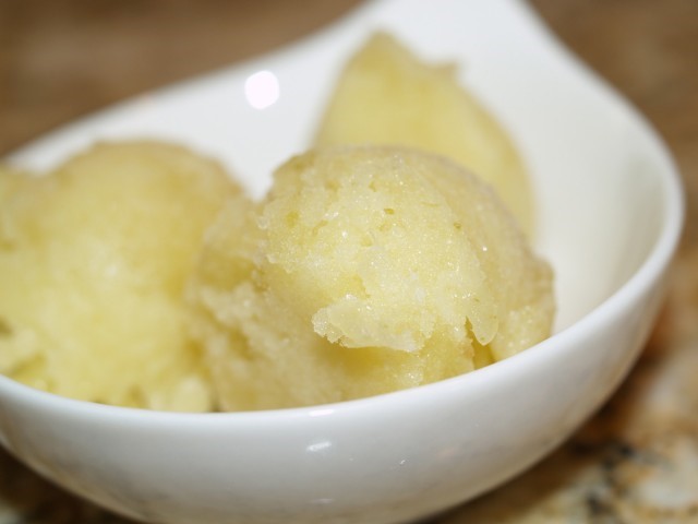 British Pineapple Jalapeno Sorbet Dessert