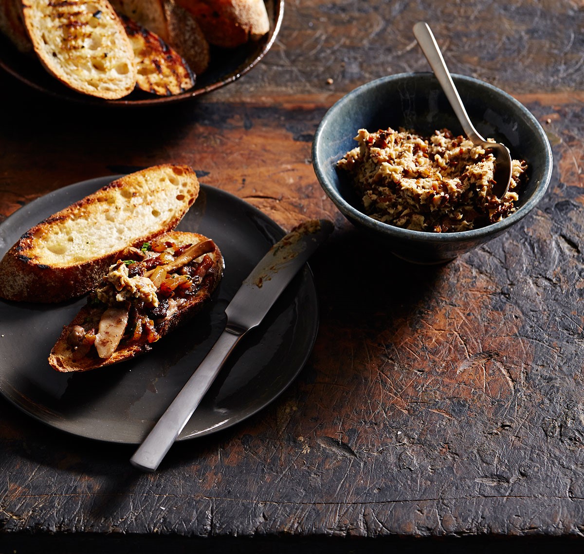 British Porcini Butter Appetizer