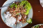 Pork Laap Salad laap Muu recipe