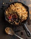 British Quince Hazelnut and Oat Crumble Appetizer
