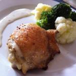 Roasted Chicken Thighs with Steamed Vegetables recipe