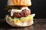 Beef And Speck Burger With Dijon And Mayo Recipe recipe