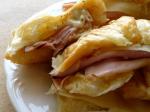 Swiss Ham and Dijon Croissant Sandwiches Appetizer