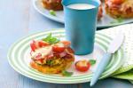 American Ham And Tomato Frittata Pizzas Recipe Appetizer