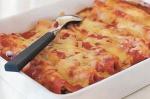American Cheesy Spinach Cannelloni Recipe Dinner