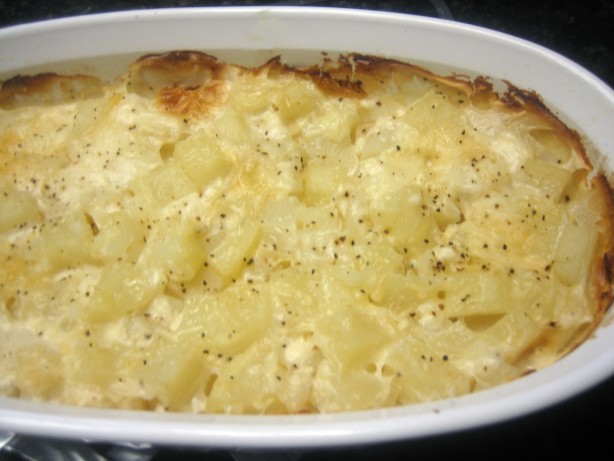 American Baked Creamy Potato Casserole Appetizer