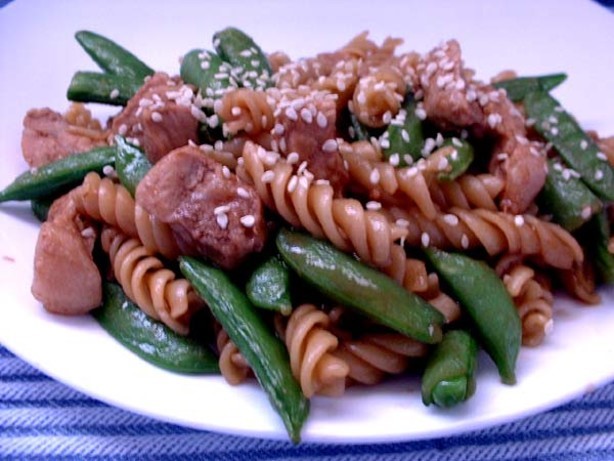 American Sesame Pork Stir Fry Dessert