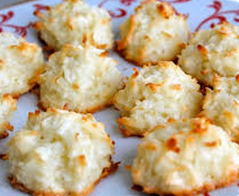 British Coconut Macaroons 2 Dessert