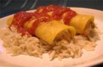 American Cheese and Pepper Enchiladas Dinner