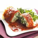 Italian Spinach and Cheese Lasagna Rolls Appetizer