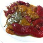American Red Peppers Caramelized Appetizer