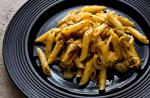 Canadian Pasta With Caramelized Cabbage Anchovies and Bread Crumbs Recipe Appetizer
