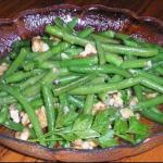 American Green Beans with Walnuts and Walnut Oil Dinner