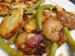 French Potatoes in Green Beans Dinner