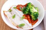 American Baked Fish With Tomato Caper Sauce Recipe Appetizer