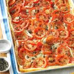 Canadian Tomatoonion Phyllo Pizza Appetizer