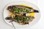 British Whole Fish With Lime Salsa Verde Recipe Dinner