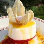 American Heart of Citrus Fruit Cream with Orange Jelly Dessert
