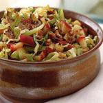 American Cabbage Stew with Apple and Caraway Dessert