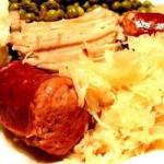 Canadian Pork Roast with Sauerkraut and Kielbasa Recipe Dinner