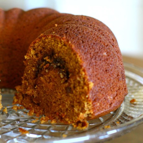 American Sour Cream Pumpkin Bundt Cake Dessert