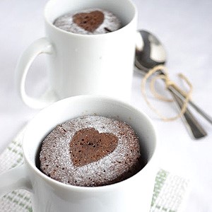 American Brownie in a Mug Dessert