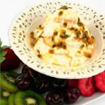 American Eskal Marshmallow and Passionfruit Dip Dessert