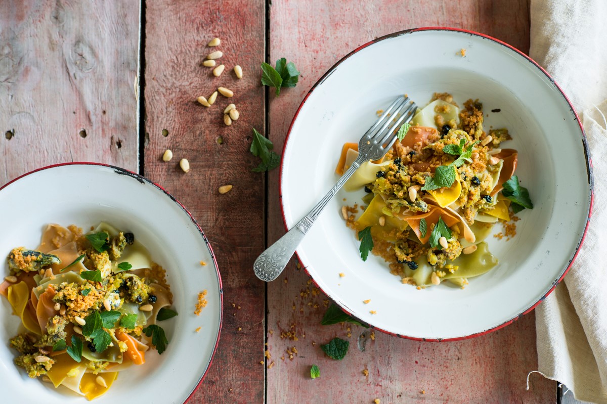 Italian Pasta with Sardines pasta Con Le Sarde Appetizer