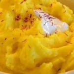 American Saffron Mash Potatoes Recipe Appetizer