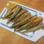 American Fried Sardines with Lemon Appetizer