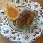 American Salmon with Lemon and Rosemary Appetizer