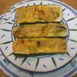 American Zucchini Stuffed with Shrimps Peas and Gruyere Appetizer