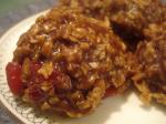American No Bake Chocolate Cover Cherry Oatmeal Cookies Dessert
