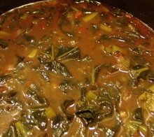 American Collard Greens Soup