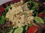 American Curried Pasta and Chicken Salad Appetizer