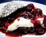 American Chocolate Shortcakes With Sour Cherry Topping Breakfast