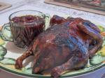 American Honeylacquered Duck With Sour Cherry Sauce BBQ Grill